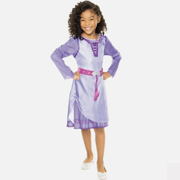 Disney Wish Asha Adventure Dress Children Size Small 4 to 6x Costume NWT - Picture 1 of 12